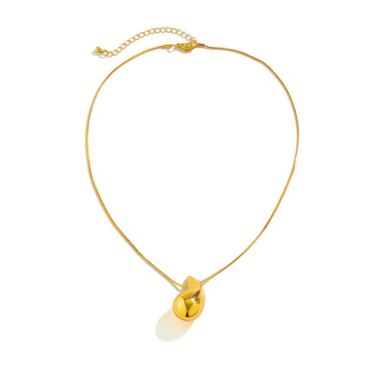 Water Droplet 18K Gold Platted Necklace