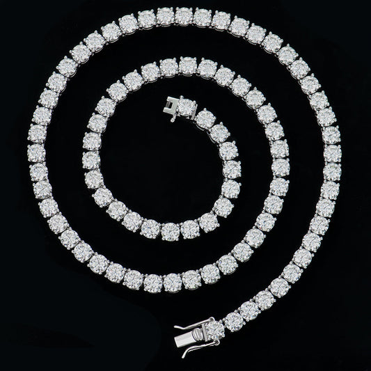 Moissanite 5MM Diamond Tennis VVS Bracelet 8"