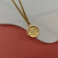 Arabic 18K Gold Plated Hope Necklace- Allah does not burden a soul beyond that it can bear.