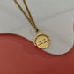 Arabic 18K Gold Plated Hope Necklace- Allah does not burden a soul beyond that it can bear.
