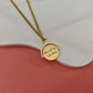 Arabic Faith Surah Al-naf 18K Personalised Necklace- He will give you better than what was taken from you.